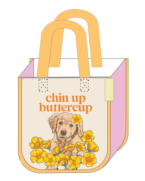 Chin Up Small Eco Friendly Totes by Simply Southern