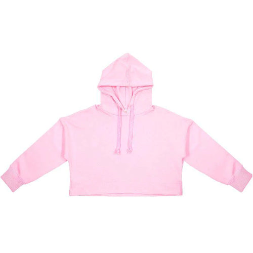 Pink Cropped Hoodie by Simply Southern