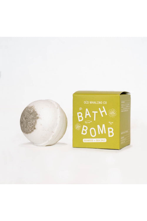Seaweed and Sea Salt Bath Bomb by Old Whaling Co.