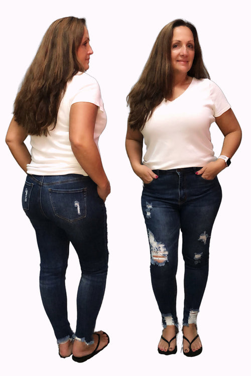Josephine High-Rise Skinny Denim WAX Jeans