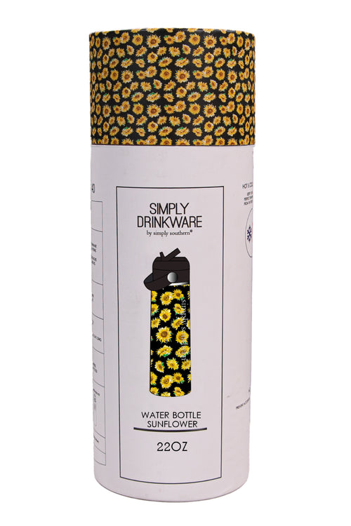 Simply Southern 22 oz Water Bottle Sunflower