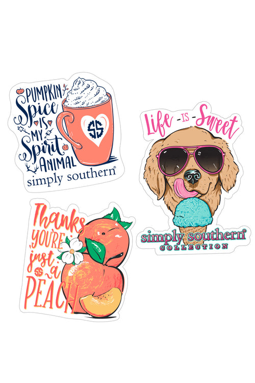 "Sweet and Spice" Sticker 3 Pack by Simply Southern