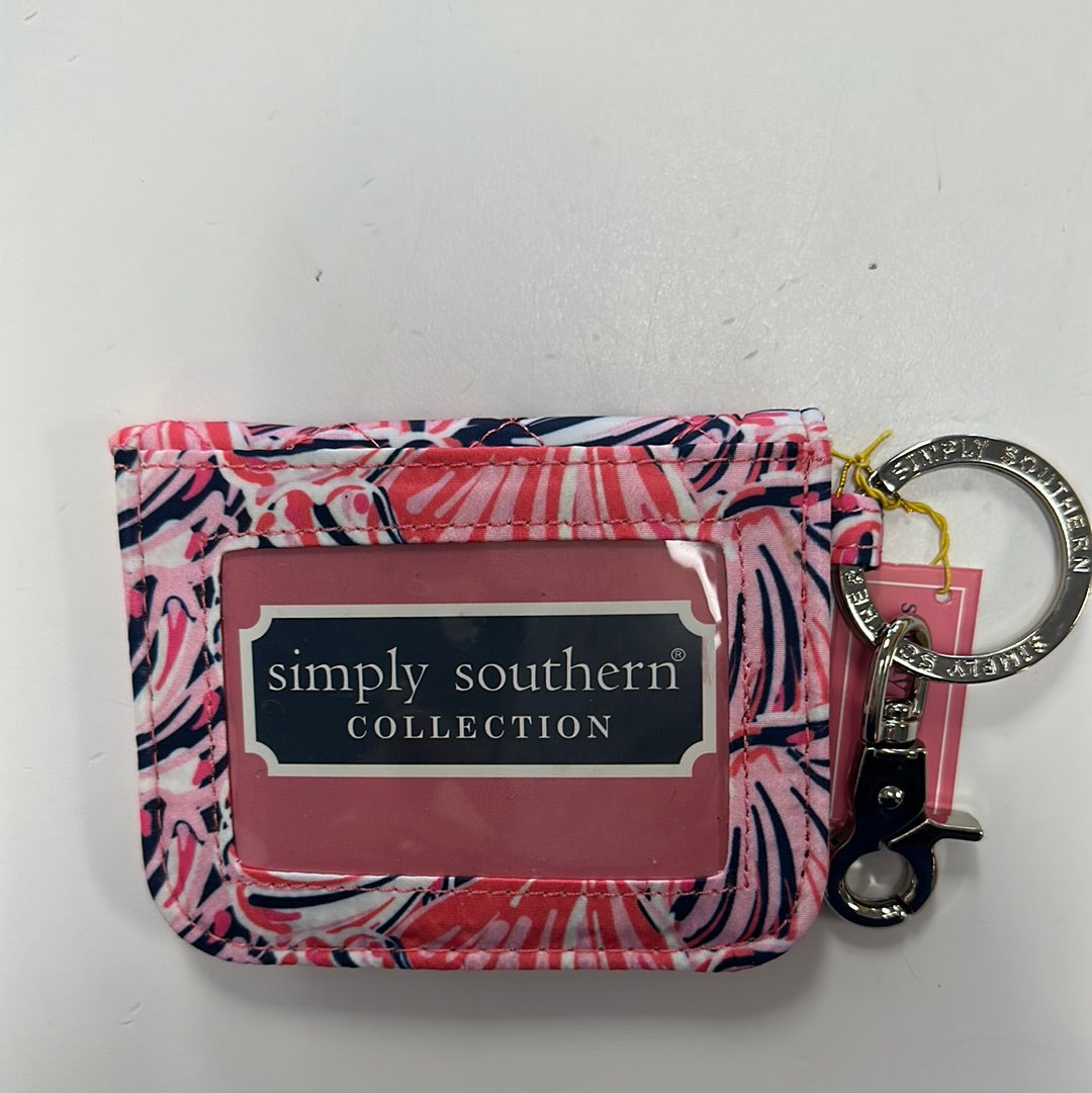 "Scallop" Snap ID Wallet Keychain by Simply Southern