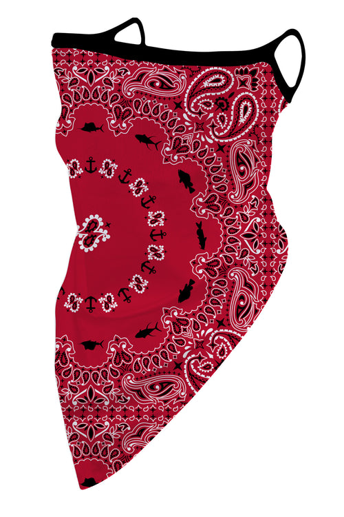 Red Bandana Style Adult Face Covering by Simply Southern