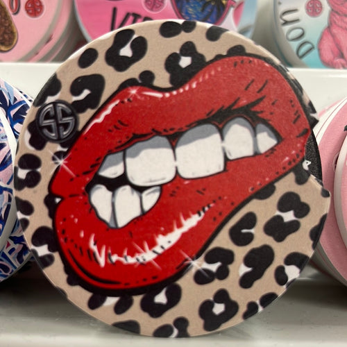 “Lips”  Car Coasters by Simply Southern