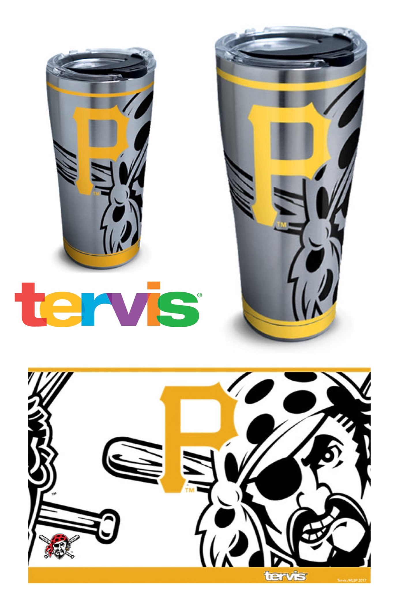 Pirate Proud Stainless Steel Drinkware by Tervis