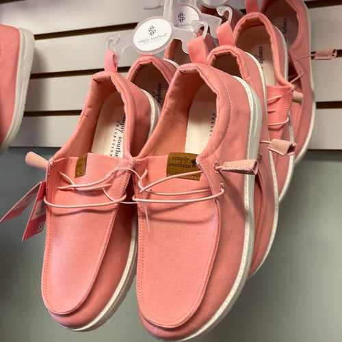 Coral Slip On Shoes ~ By Simply Southern