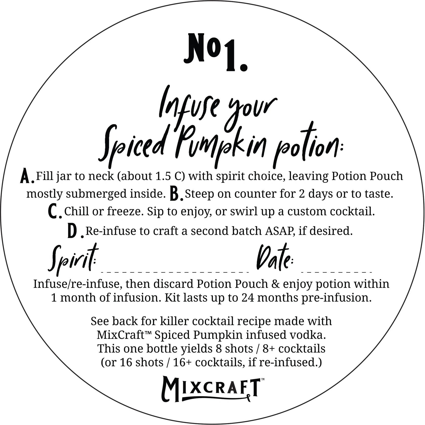 Spiced Pumpkin Spirit Infusion Kit