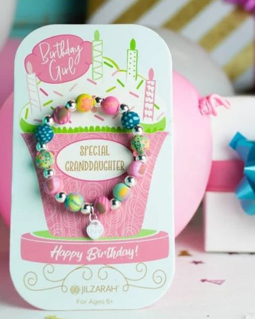 Granddaughter Youth Birthday Bracelet