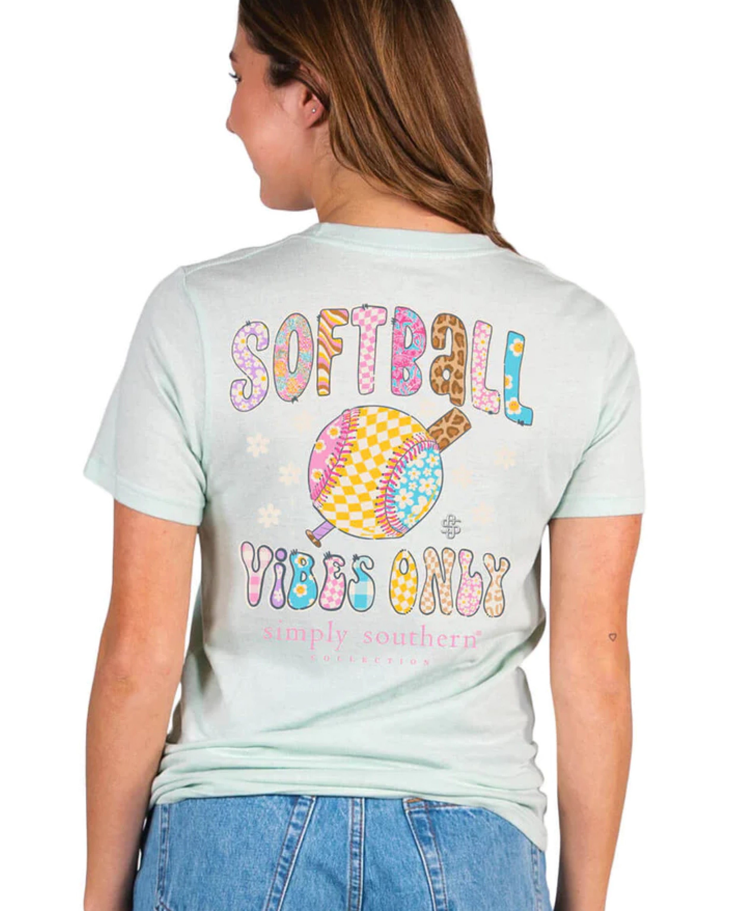 "Softball" Short Sleeve Tee by Simply Southern