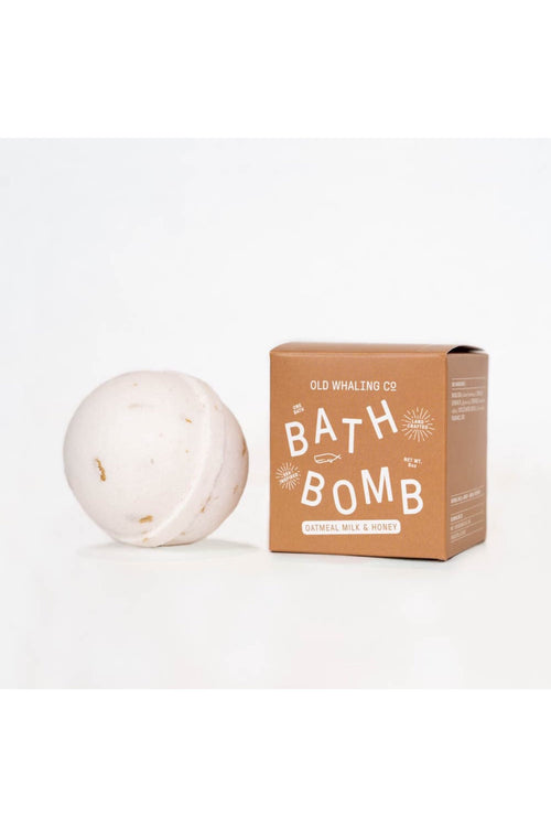 Oatmeal Milk & Honey Bath Bomb by Old Whaling Co.