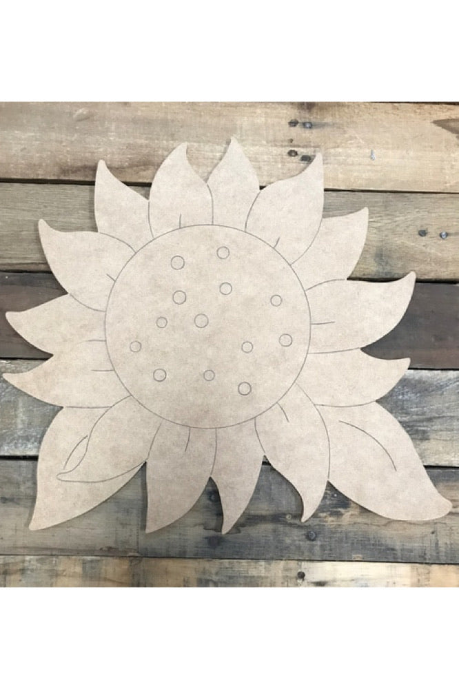 "Sunflower" Wooden Door Hanger ~ Paint Yourself