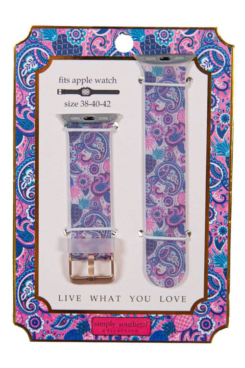 "Paisley" Preppy Watchband by Simply Southern