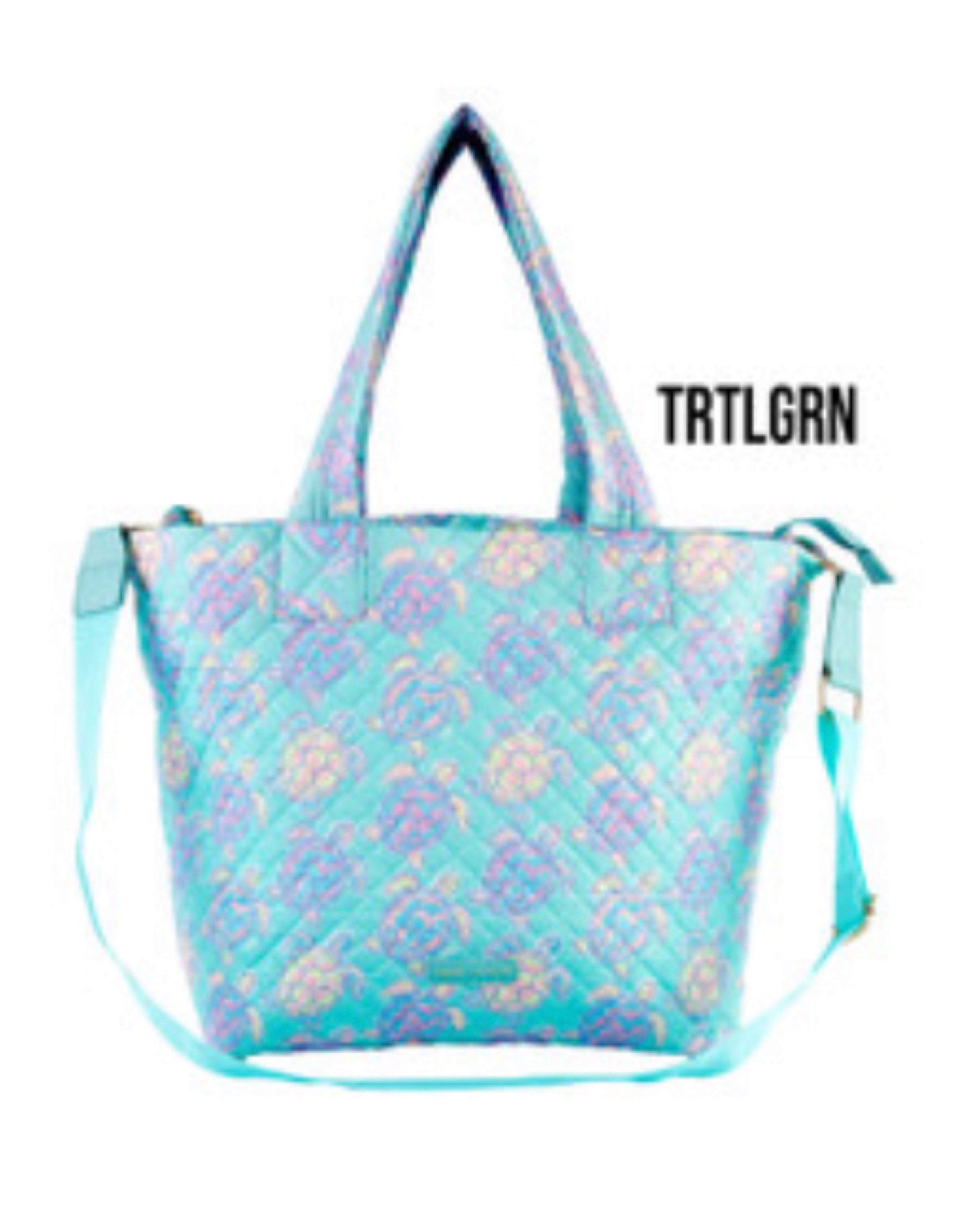 Turtle Quilted  Tote Bag by Simply Southern