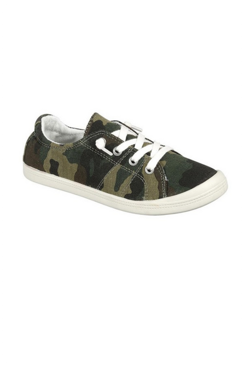 Brielle ~ Comfy Sneakers in Camouflage