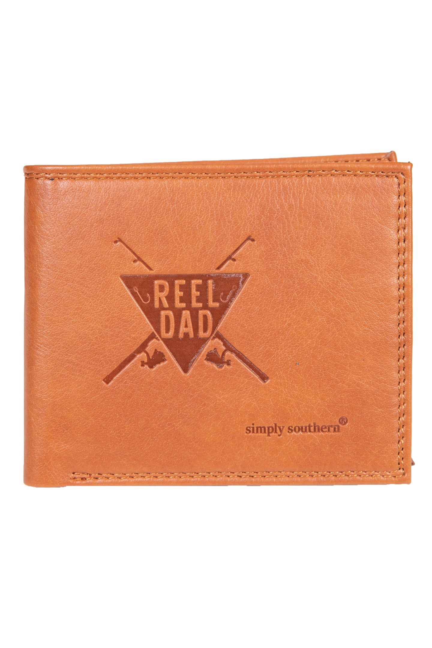 "Reel Dad" Leather Wallet by Simply Southern