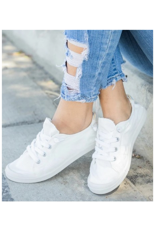 Brielle ~ Comfy Sneakers in White