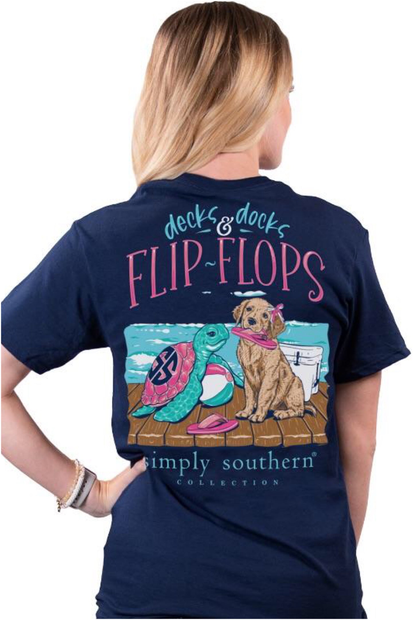 “Flipflop" Short Sleeve Tee by Simply Southern